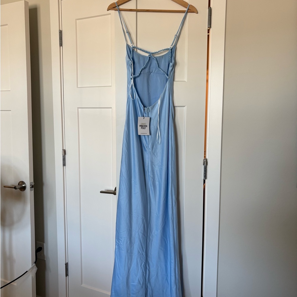 PRINCESS POLLY - Ravia Maxi Dress Blue - Picture 4 of 10